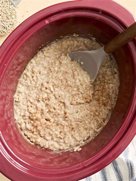 Slow Cooker Steel Cut Oatmeal - Yesondl.com
