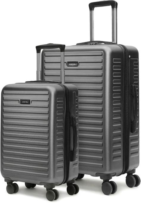 Assembly Premium Polycarbonate Cabin Suitcase (55 cm), Checkin Trolley ...