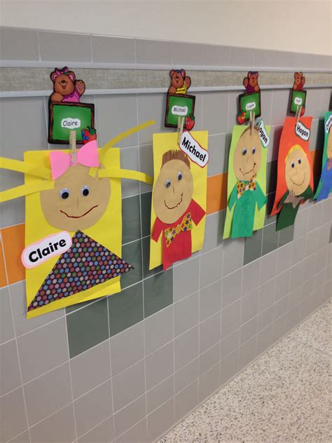 All about me. I like the name clips to hang them from, too. Preschool ...