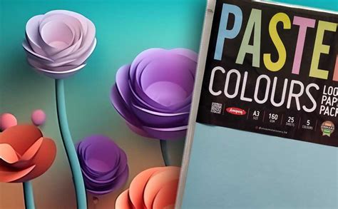 Anupam A3 Pastel Colour Loose Paper 160gsm 5 Colors Paper for Arts ...