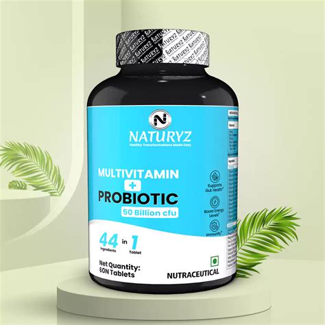 Strengthful Daily Multivitamin with Probiotics with 50 Billion CFU ...