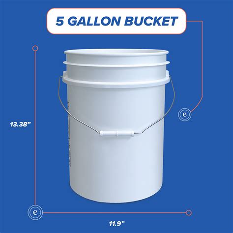 5 Gallon Bucket With Measurements DI Accessories 5 Gallon Bucket