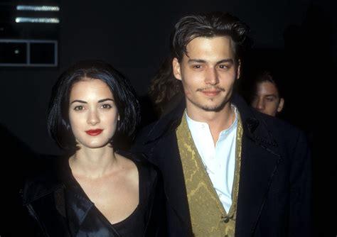 Young Winona Ryder Johnny Depp