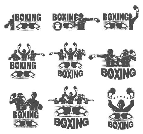 Boxing Logo White Color 的图像结果