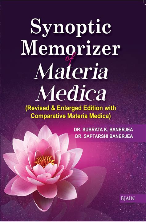 Buy Synoptic Memorizer of Materia Medica – (Revised & Enlarged Edition ...