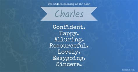 What Does Charles Name Meaning