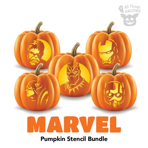 Marvel Pumpkin Stencil Bundle - Allthingshallows.com – AllThingsHallows