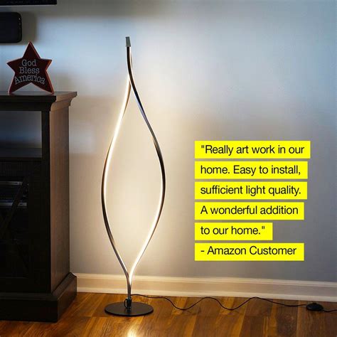 Twist - LED Floor Lamp - Unique & Modern, Dimmable – Brightech | Unique ...
