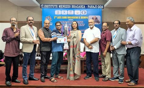 Saptarshi RoyChowdhury wins 2nd Late Shri Vasudev V Dempo Memorial ...