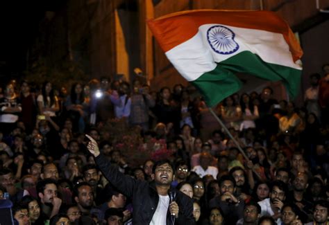 JNU student leader Kanhaiya Kumar goes full throttle at Modi sarkar ...