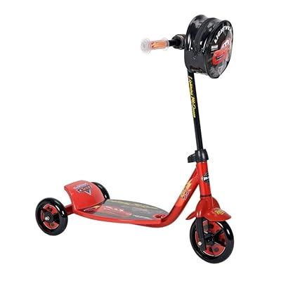 Buy New Lightning McQueen CARS Scooter - Preschool 3 Wheeled Scooter by ...