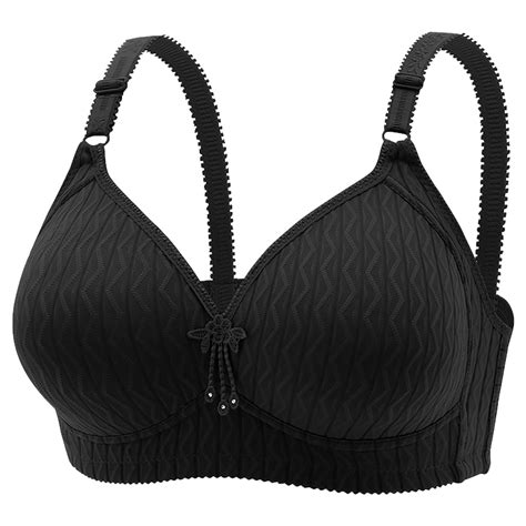 Bigersell Women's Plus Size Full-Coverage Wireless Bras No Underwire ...