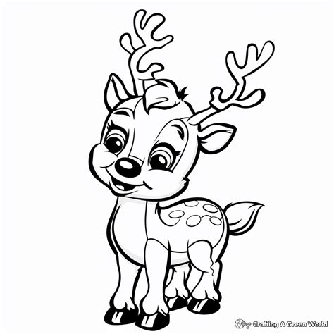 Rudolph Coloring Pages - Free & Printable!