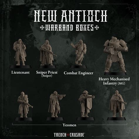 Trench Crusade - New Antioch Warband - Factory Fortress Inc ...