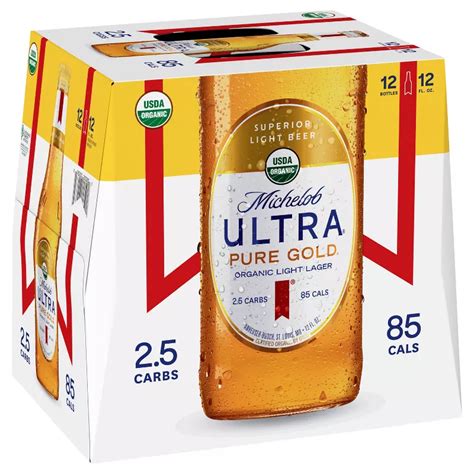 Michelob Ultra Pure Gold Organic Light Beer - 12 India | Ubuy