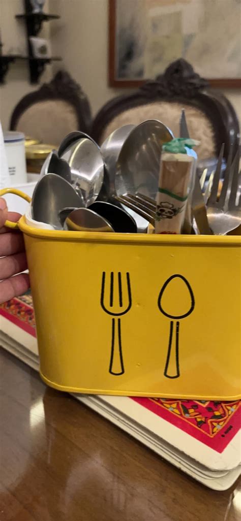 Buy WOOD ART STORE Metal Cutlery Holder | Spoon Stand For Dining Table ...