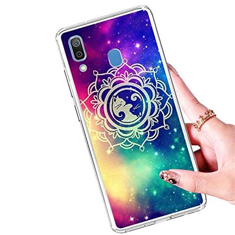 AERPPY Shiny Mandala Clear Pattern Design Printed Soft TPU Flexible ...