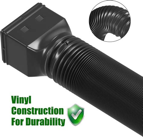 2 Pack Rain Gutter Downspout Extensions, Flexible | Ubuy India