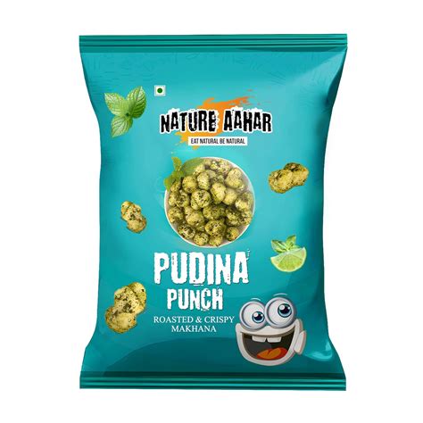 NATURE AAHAR Roasted & Flavored Makhana I gram, Flavoured Crispy ...
