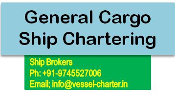 Chartering Rates for General Cargo Ship