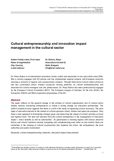 What Is Cultural Entrepreneurship 的图像结果