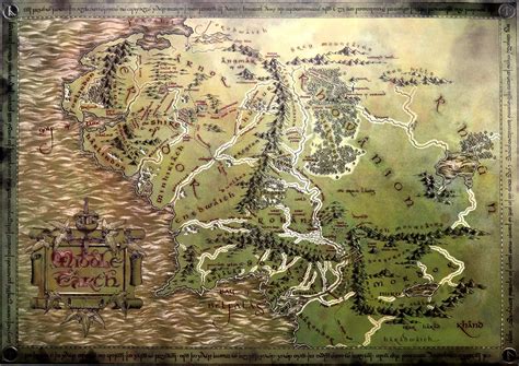 Lotr Map Wall Art at Maureen Baker blog