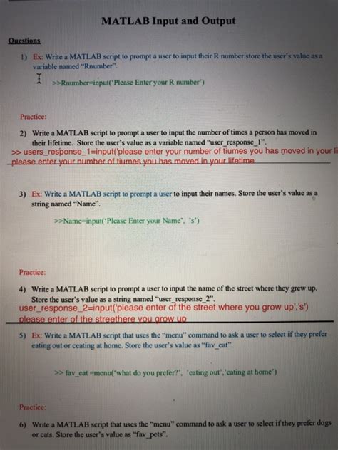 Image result for Request User Input in Function Loop MATLAB