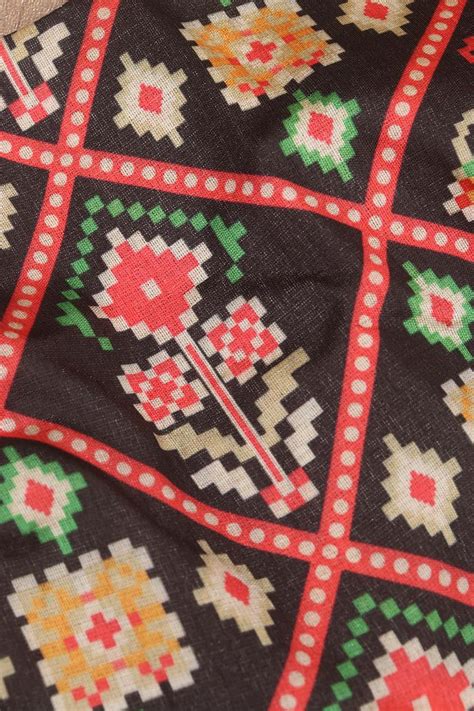 Stunning Black Digital Printed Patola Design Tussar Silk Halter Neck Blouse