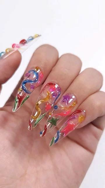 Gimme gummy nails | How to do jelly