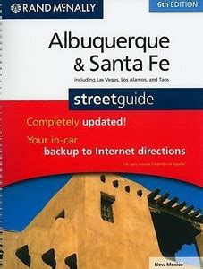 Rand McNally Albuquerque/Santa Fe, New Mexico Street Guide: Buy Rand ...