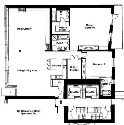 Nyc Luxury Apartment Building Floor Plans