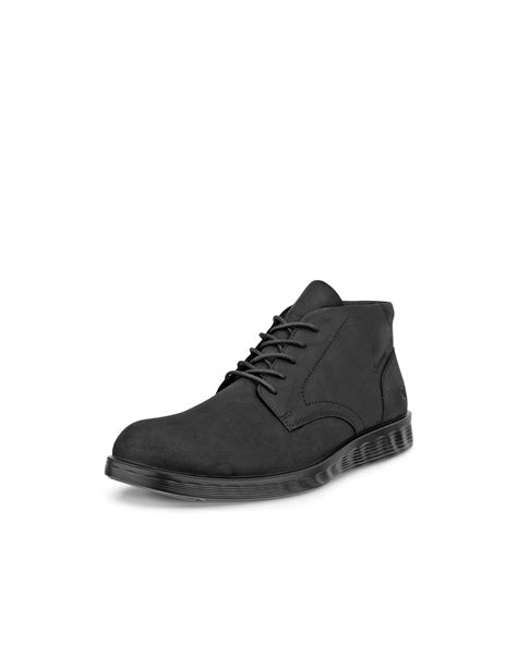 ECCO Men S. Lite Hybrid Waterproof Chukka Boots | Black