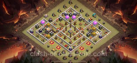Best Max Levels War Base TH11 with Link, Anti Everything - Town Hall Level 11 CWL Base Copy, #1952