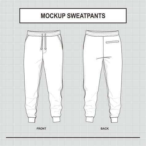 Vector Mockup of Sweatpants Illustrator - Etsy in 2024 | Clothing ...
