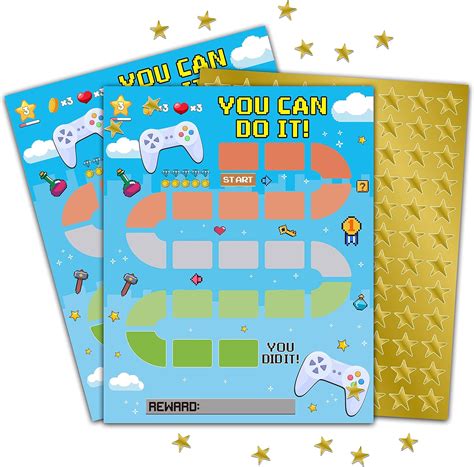 Video Game Reward Chart, Gamer Behavior Chart for India | Ubuy
