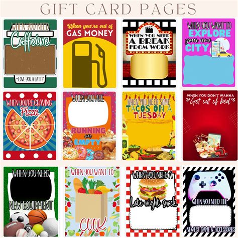 Printable College Gift Card Book College Care Package - Etsy