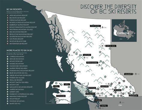 Map Of Canada Ski Resorts