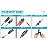 Kenbrook Solar MC4 Solar Connector for Solar Panel Connection (Set of ...