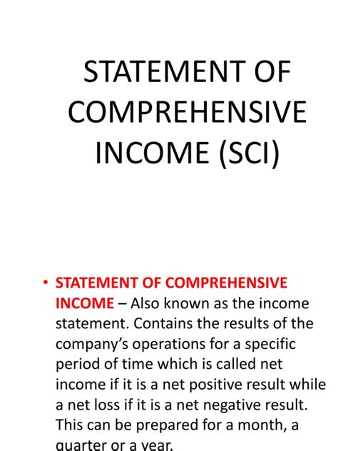 Statement of Comprehensive Income Format 的图像结果