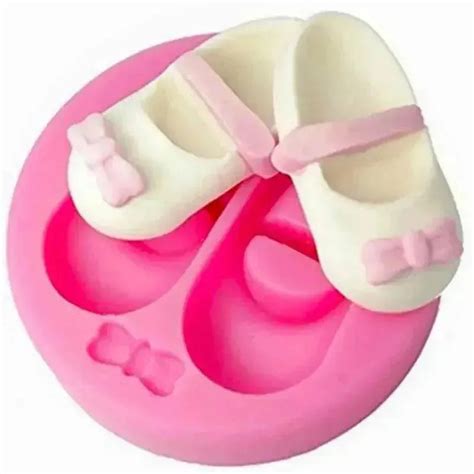 Small Baby Shoes Silicone Fondant Gum Paste Mould Tool Set