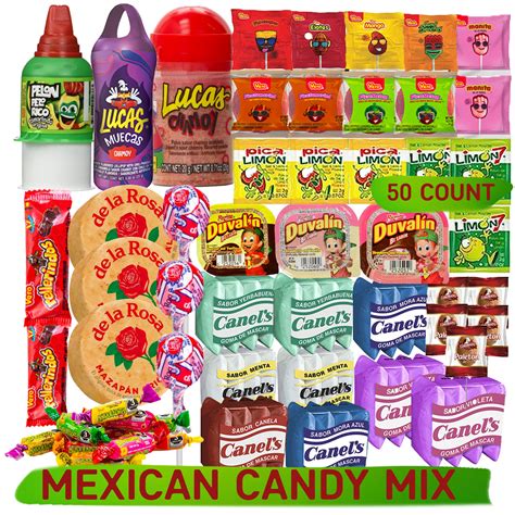 Dixis Mexican Candy Mix 50 Pcs Vero Assortment Canels Gum | Desertcart KSA