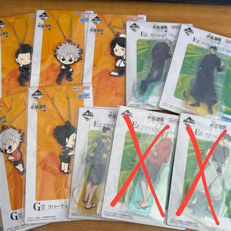 [updated] wts jujutsu kaisen ichiban kuji cafe merch acrylic stand ...