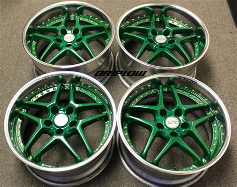 BLITZ 03 wheels green - Griplow JDM Super Wheels