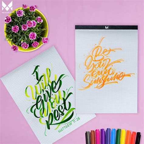 BASIC THINGS TO KNOW BEFORE JUMPING INTO CALLIGRAPHY – MENORAH Creatif