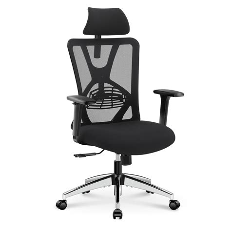 Ticova Ergonomic Office Chair - High Back Desk Chair with Adjustable ...