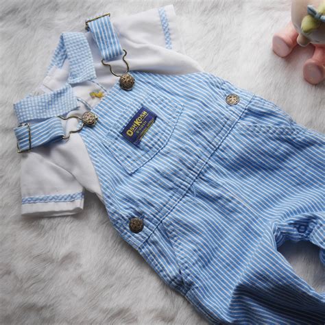 80s "OSHKOSH" hickory overalls | CLEAM