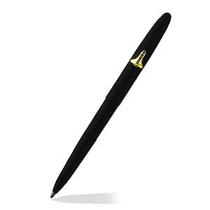 FISHER-SPACE PEN Bullet Matte Black with Shuttle Emblem Ballpoint Pen ...