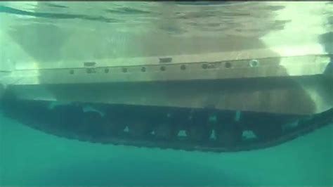 水底实拍水陆两栖坦克是如何过河的！_腾讯视频