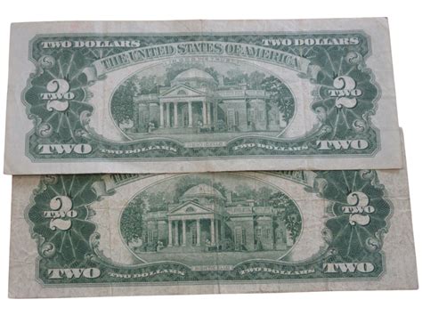 Vintage Star $2 Red Seal United States Notes - Series 1953 - Lot of Two ...