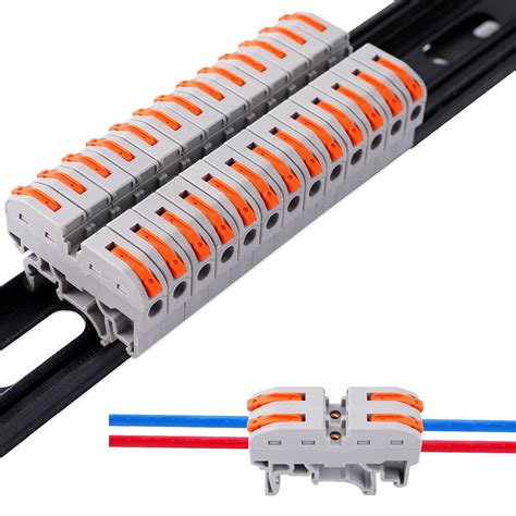 Buy DIN Terminal Blocks, Aigreat,Universal Wiring Connector Lever ...